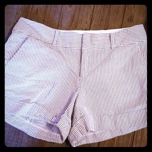 Club Monaco seersucker shorts women's size 8 4/$25